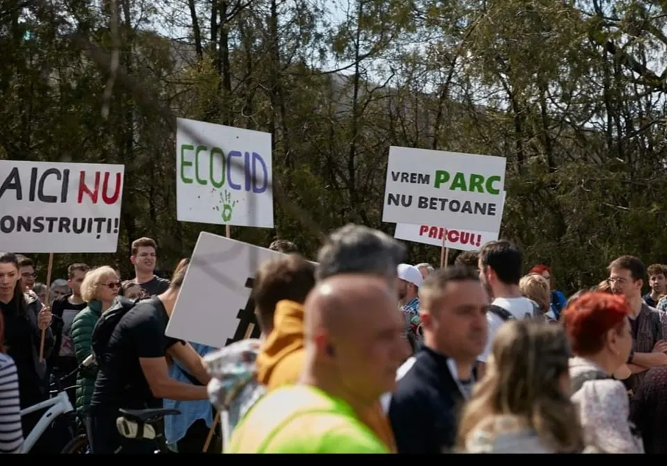 Protest pentru salvarea Parcului IOR